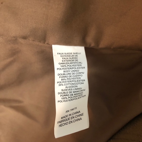 Lucky Brand Faux Suede Moto Jacket - Picture 11 of 16